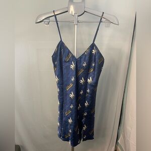 Milwaukee Brewers Blue and Gold Slip nightie‎ size small